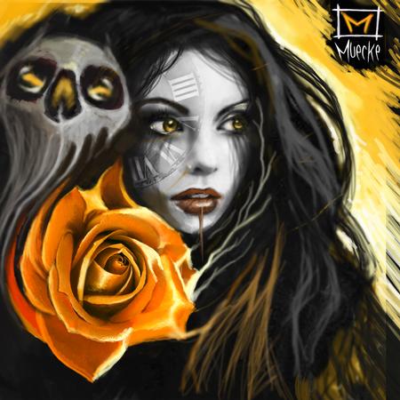 Tattoos - Rose Muecke art Muecke painting tattoo digitial sketch - 89888